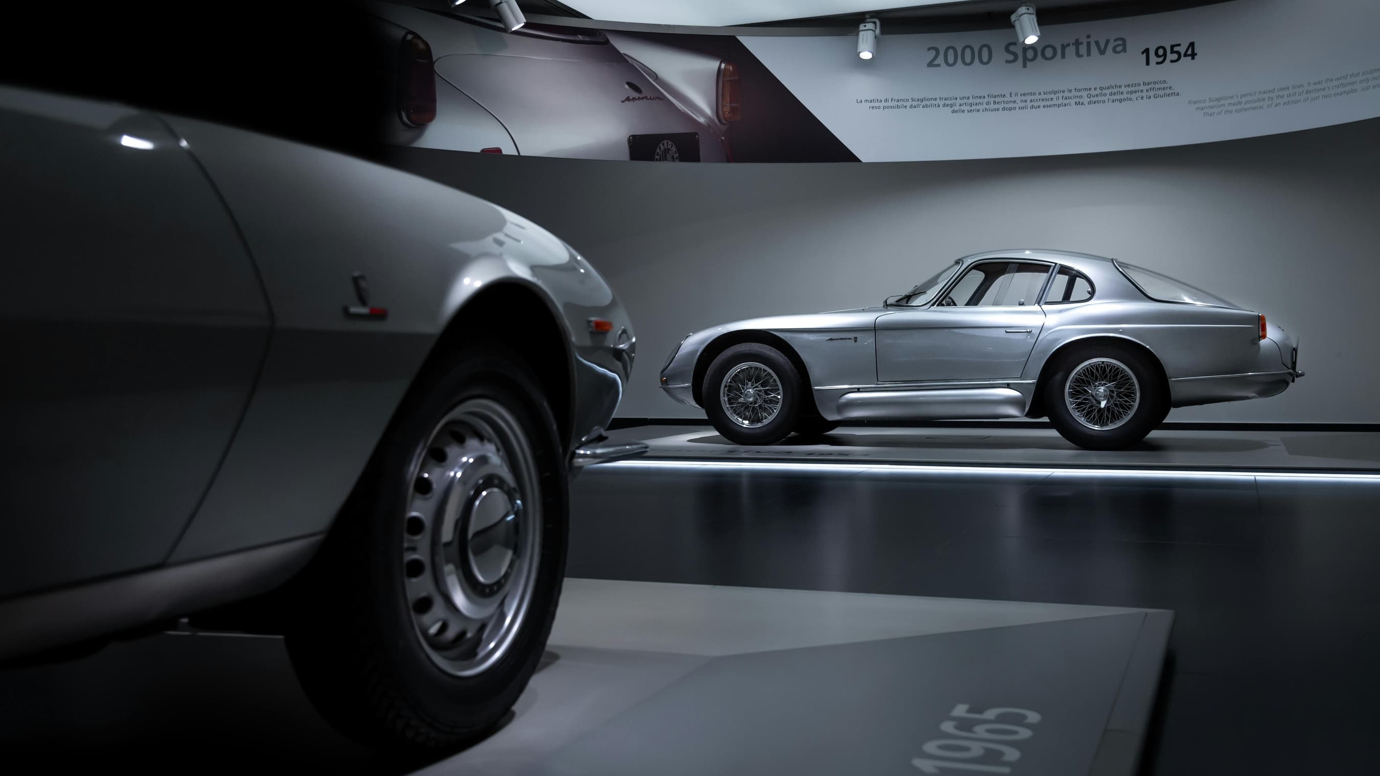 Classic Alfa Romeo 2000 Sportiva in museum — heritage craftsmanship that inspires Nazmul's Luxe Auto