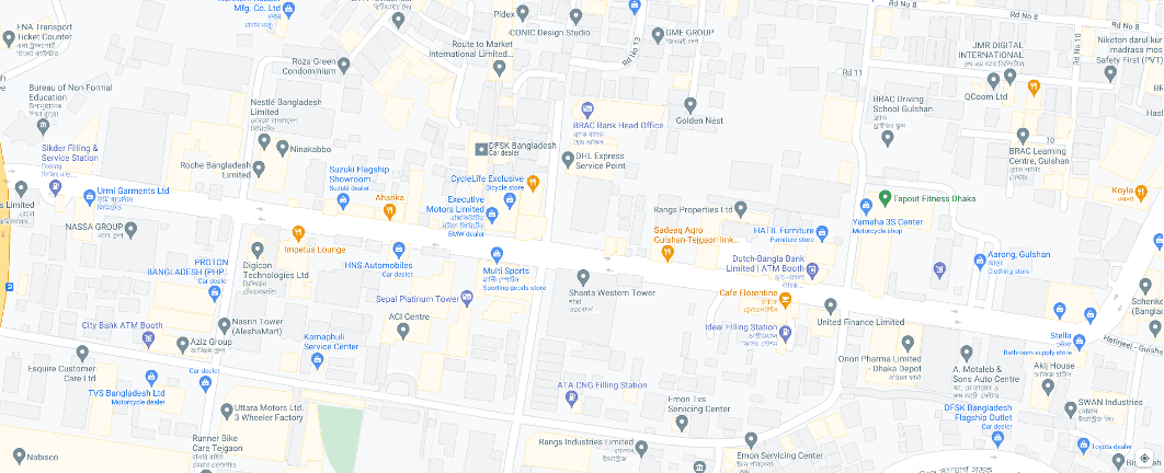 Nazmul's Luxe Auto showroom — Gulshan, Dhaka